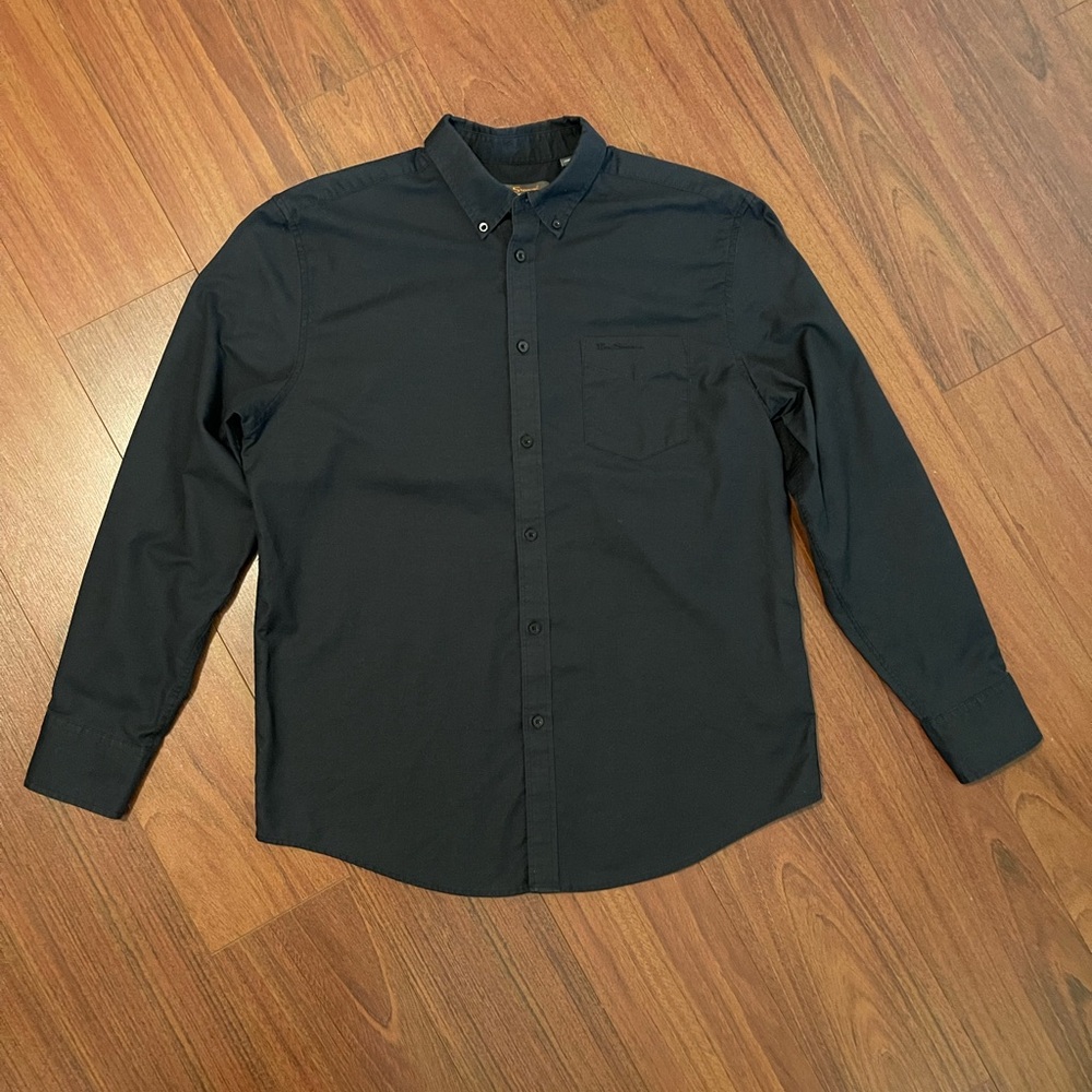 Ben Sherman Heritage long sleeve button up extra large men’s black